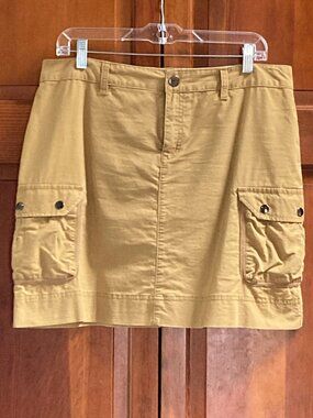 Columbia Cargo Skirt - Yellow Gold Mustard Color - Size Large - No tags